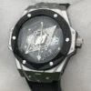 Panama black silver dial